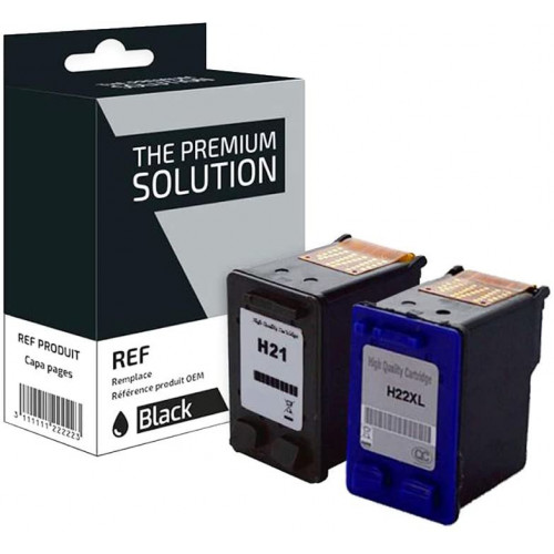 Cartuchos de tinta remanufacturados SMARTOMI Epson 21XL 22XL paquete de 2