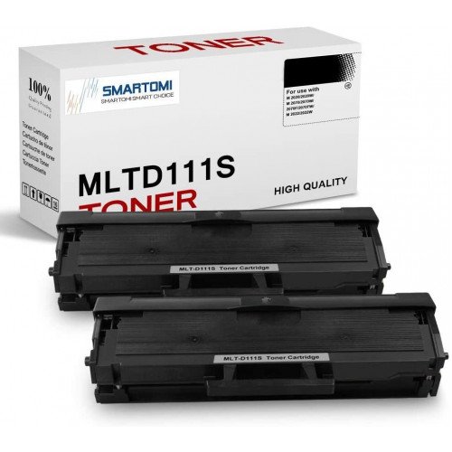 Cartuchos de tóner negros compatibles SMARTOMI Samsung MLT-D111S 2-Pack MLT-D111S