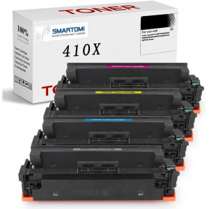 Cartucho de tóner compatible SMARTOMI HP CF410X 410X, paquete de 4