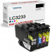 Cartuchos de tinta compatibles SMARTOMI Brother LC3233 LC3233BK Paquete de 4