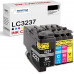 Paquete de 4 cartuchos de tinta compatibles SMARTOMI Brother LC3237