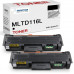 Paquete de 2 cartuchos de tóner compatibles SMARTOMI Samsung MLT-D116L negros